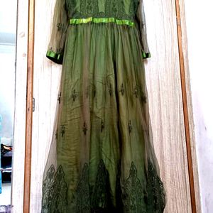 Embroidery Long Dress