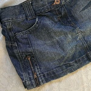 y2k denim skirt