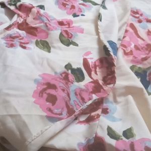 CREAM FLORAL DRESS