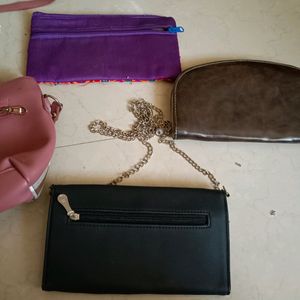 Slingbag And Clutches