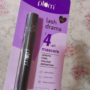 Plum Lash Drama 1-4-all Mascara Shade 01 Black