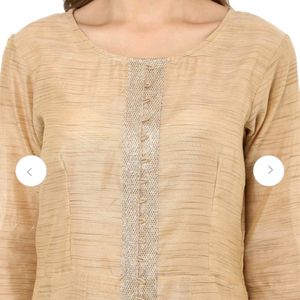 Silk kurta with Banarasi dupatta