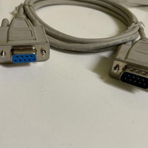 9-Pin Serial RS232 Extension Male to Female Data C