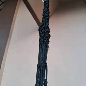 Macrame Black Colour Flower Pot Hanging