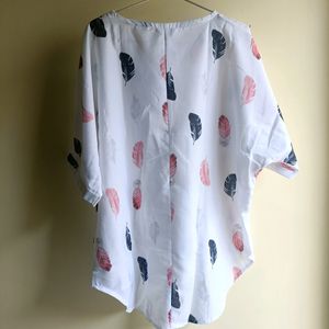 White Top For Girls And Ladies Xl- With Tag