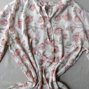 New Korean Bow Top Floral