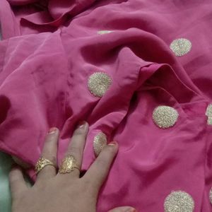 Pink Suit Set With Dupatta