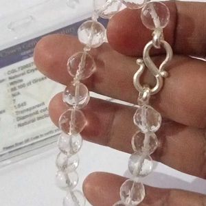 Natural Spatial Crystal Clear Bracelet