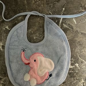 Cute Elephant Bibs (Combo Of 3)