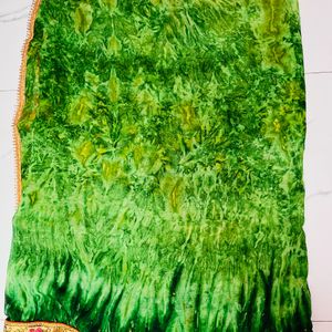 Green Partywear Saaree