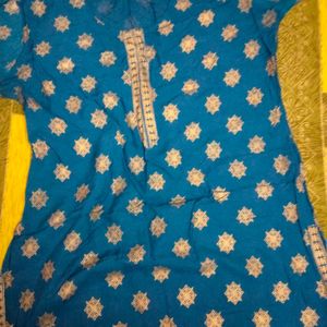 Blue Kurti With Pant