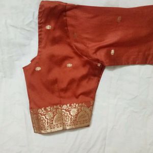 Silk Stitched Blouse 3/4th Hand