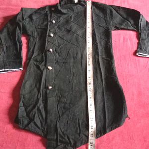 Black designer kurta and payjama