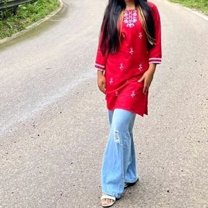 Red Kurthi For Women