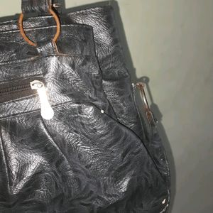 Handbag - Black/Dark Grey