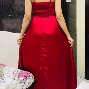 Red Party Gown