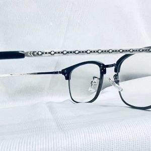 Black Silver Eyeglasses