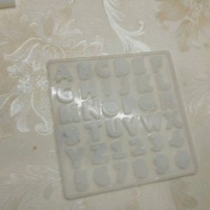 Small Alphabet Silicon Mould For Resin