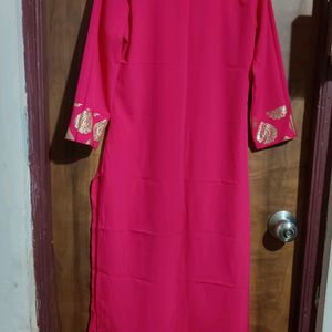 Rose Pink Festive Kurti