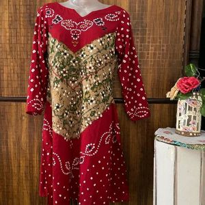 Jaipuri Design Crepe Kurta Salwar Set