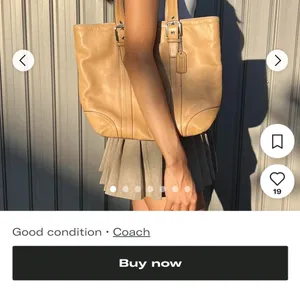 Authentic Vintage Coach Leather Bag