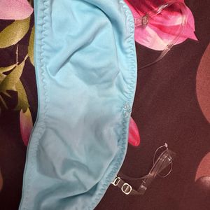 Light Blue Clovia Unpadded Bra