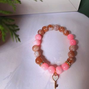 Korean Style Bracelet With Charm 2piece