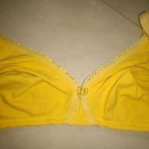 2 Red Lyra  And Yellow Combo Bra