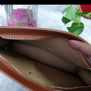 Ladies Brown Wallet 2in1