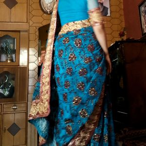 Stitched Saree