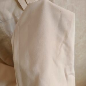 Low Waist Beige Trousers