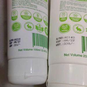 Cactus Goodness Facewash+Shampoo Combo