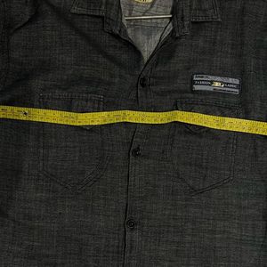 AMERICAN EAGLE: BLACK GREY VINTAGE SHIRT MEN