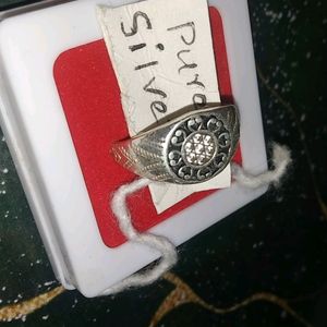 Silver Men Ring