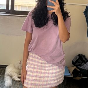 Zara - Gingham Mini Skirt