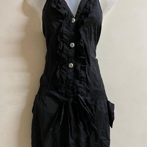 Korean Black Playsuit