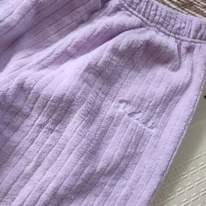 Lavender Fleece Hoodie And Joggers Set