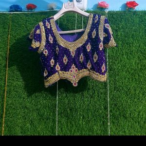 Beautiful very heavy handwork bridal blouse