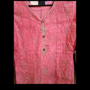 Chickenkari Embroidery Kurti