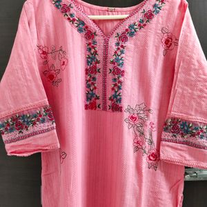 New Unused Pure Cotton Pakistani Embroidery Suit