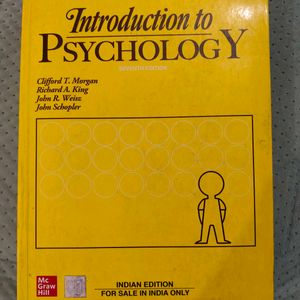 Intro To Psychology Morgan & King 7th Edition