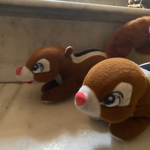 Soft Toy Squirrel Pair