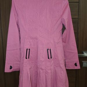 Dianyali Pink Trenchcoat