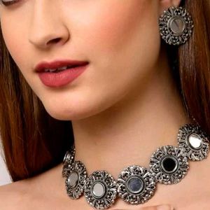 Alloy Jwellery Set (Silver)