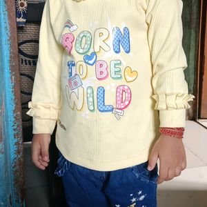 Kids Jeans Top For 2 -3 Years