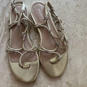 ALDO Golden Flats