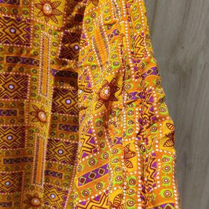 Orange Traditional Kurti