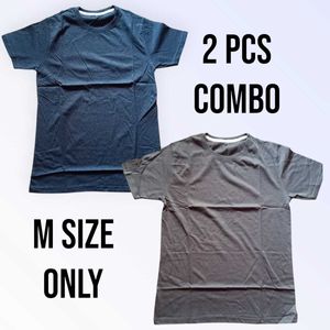 Tshirts For Mens M Size 2pcs Combo