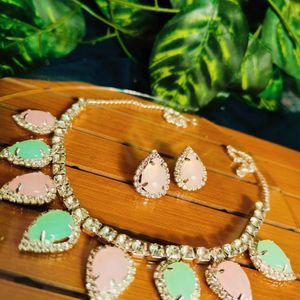 Pastel Shades Ad Necklace