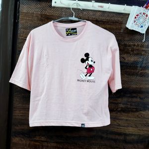 Cropped Pink Tshirt